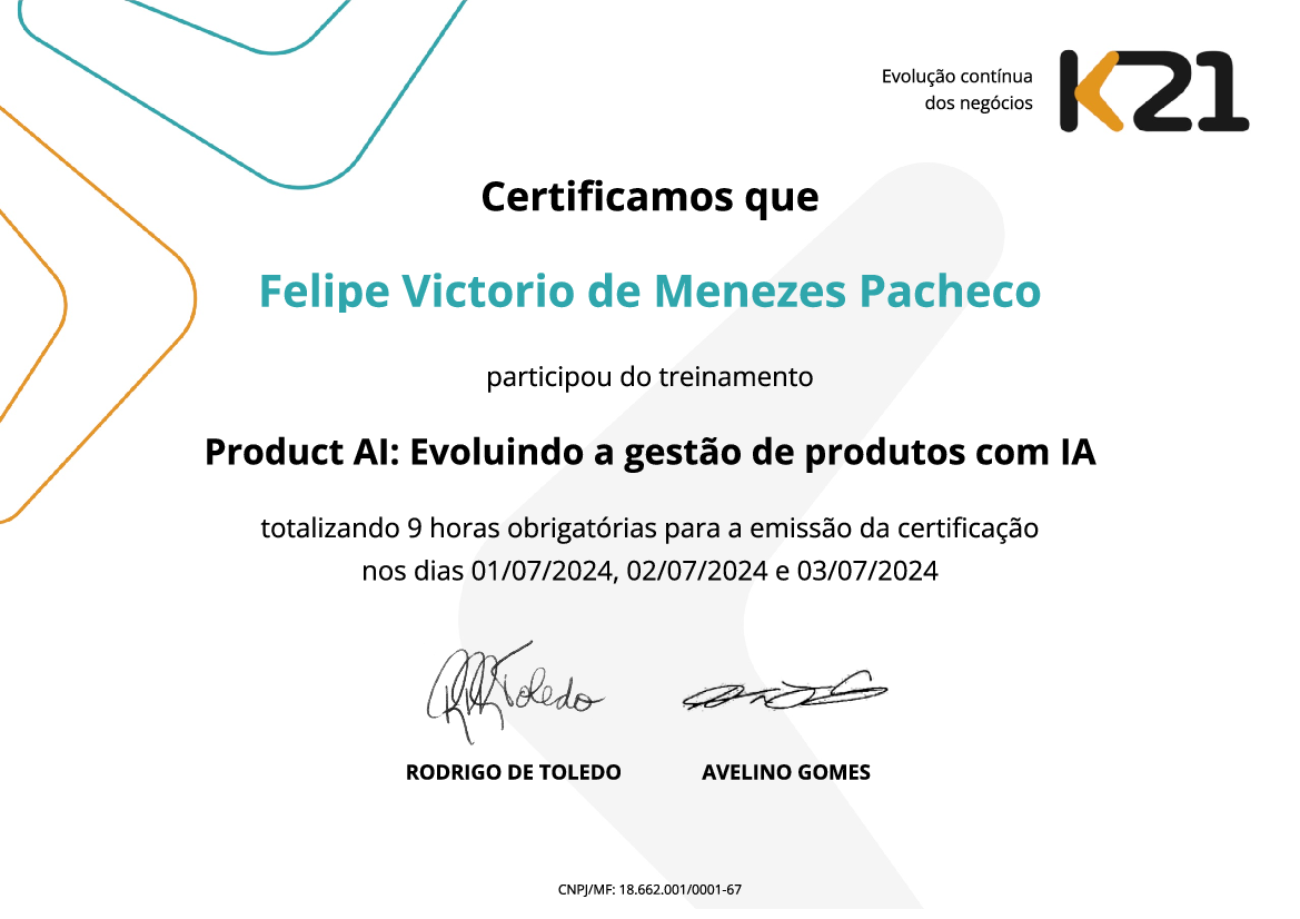 Certificado K21